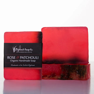 Rose & Patchouli Organic Handmade Soap 150g